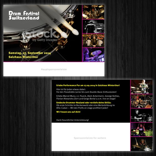 Postcard, flyer or print contest entry by pixelstuermer