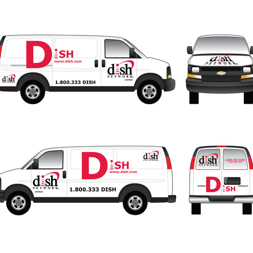 V&S 002 ~ REDESIGN THE DISH NETWORK INSTALLATION FLEET デザイン by Media Wizard