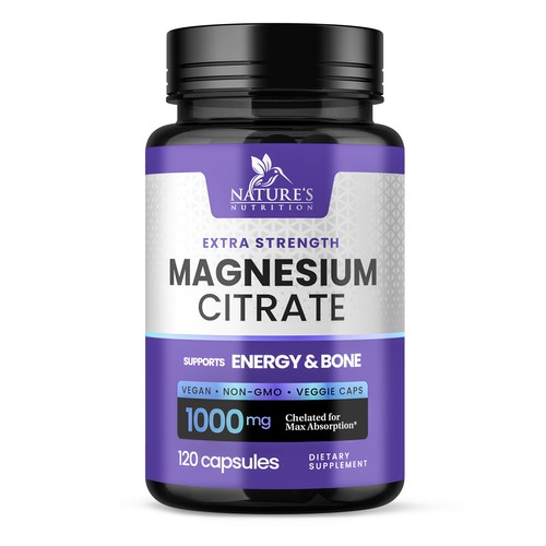 Premium Magnesium Citrate Design needed for Nature's Nutrition Design by Davi Giolo ★