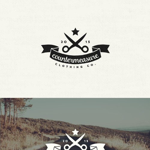 CounterMeasure Clothing needs a sophisticated logo with a hint of rebellion and adventure. Design por Gio Tondini