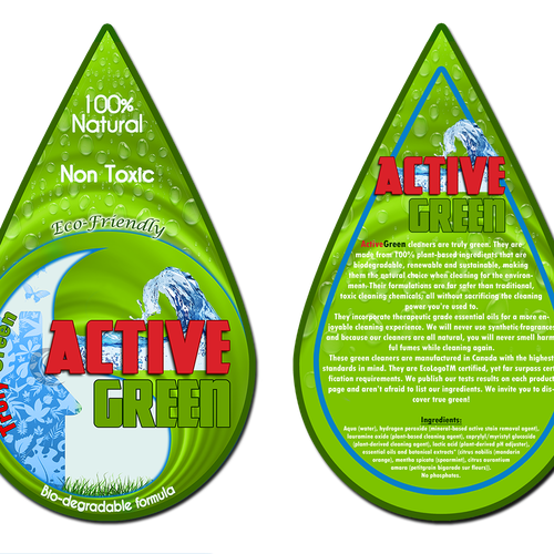 New print or packaging design wanted for Active Green Ontwerp door Nellista