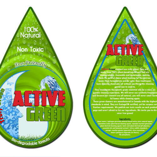 New print or packaging design wanted for Active Green Réalisé par Nellista