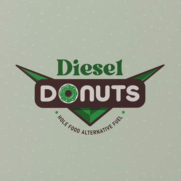 Conceito de logo para Diesel Donuts
