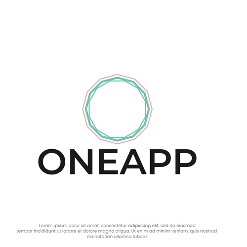 oneapp logo Design by Rekker