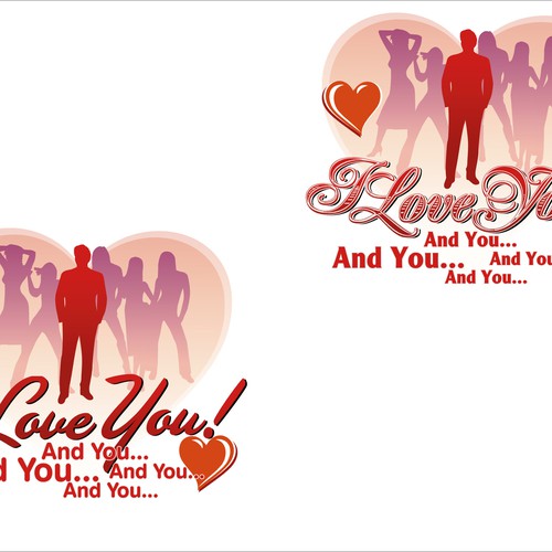 コンペ「"I Love You! And You... And You..." [LOGO - $355]」のデザイン by QKcreativesさん 