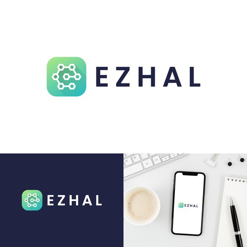 Mobile application logo for "Ezhal" Diseño de MD Helal Akbar