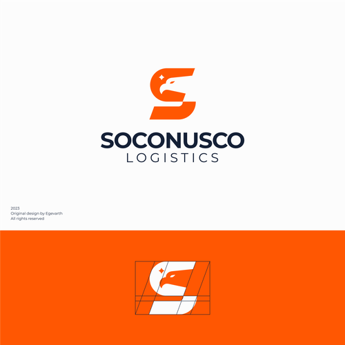 LOGOTIPO PARA EMPRESA DE LOGISTICA Design by FoxPixel