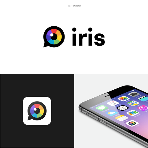 Logo for Iris, the decentralized alternative to social media giants Design by Alex Pi