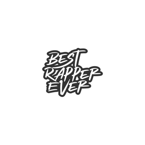 Dope logo for a media publication: Best Rapper Ever - Dissecting rap lyrics using analytics & data Ontwerp door gekostudio