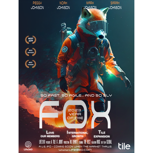 Design di Life360 2023 Year of the Fox Poster di Asiel ..