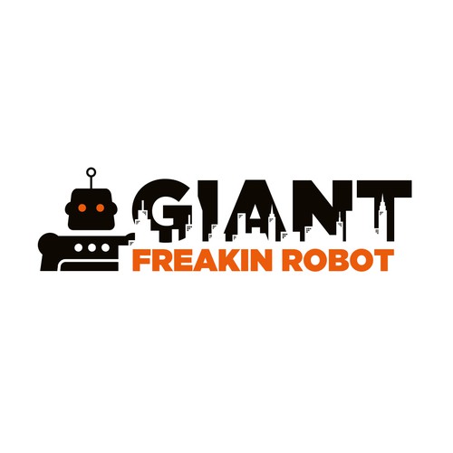 Minimalist, Classy Giant Robot Logo Wanted Design by TJCD