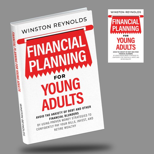 Unique finance book cover that appeals to young adults Design by EXedits