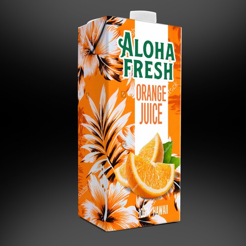 ALOHA FRESH JUICE & TEA Design by neoflexdesign