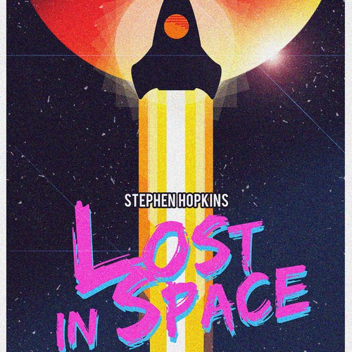 Create your own ‘80s-inspired movie poster! Design by kanamekura