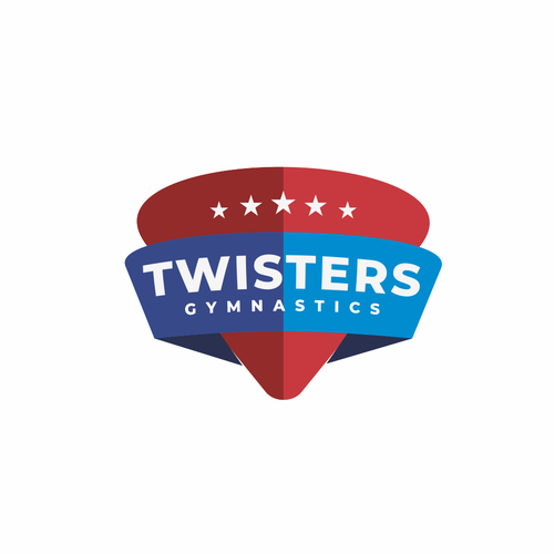 Twister Gymnastics Logo Rebrand - Modern, Exciting, Clean Logo Update for Kids Gymnastics Facility Design by Ok Lis