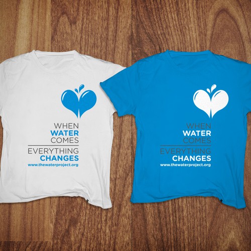 T-shirt design for The Water Project デザイン by Fernandommu
