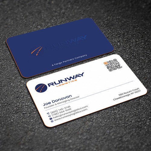 Design di Runway Logistics Business Card di Ellestudio™