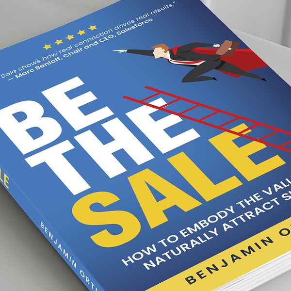 Design by Hadi (Achiver) titled "Be The Sale : How to embody the values that naturally attract success."