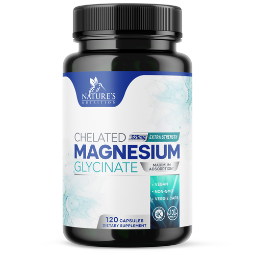 Natural Magnesium Glycinate Design needed for Nature's Nutrition Design by Encephalon™