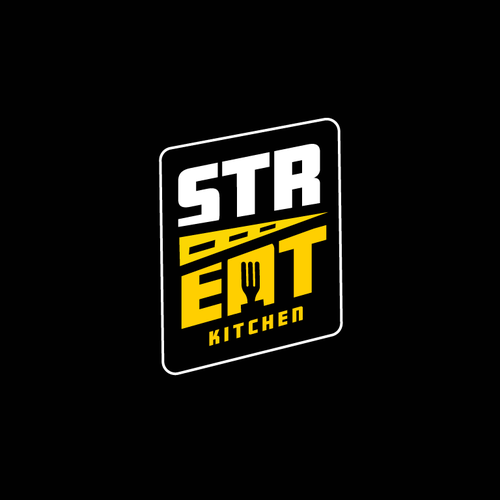 strEAT Kitchen Logo Design by -NLDesign-