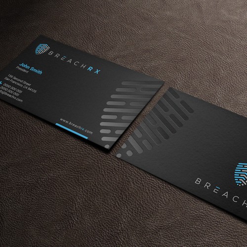 Professional B2B Card for Cyber Security Software Company Design von kaylee CK