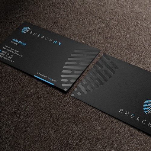 Professional B2B Card for Cyber Security Software Company Design by kaylee CK