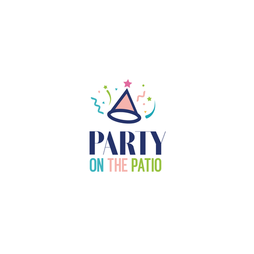 Party on the Patio Logo Design by Bee Creativo