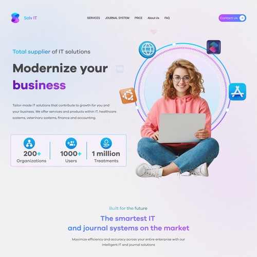 Design a new wordpress theme for an IT company in Norway Design by Pieboolean