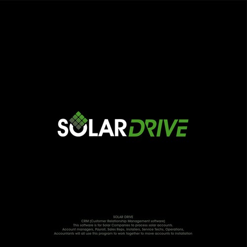 Logo design for new CRM, SolarDrive Design by YENGZ18 ◕‿◕