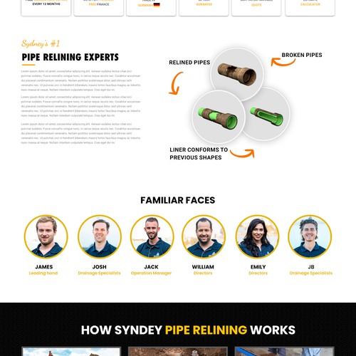 ⭐ SYDNEY PLUMBING COMPANY NEEDING FRESH NEW WEBSITE Design by Web Amenity