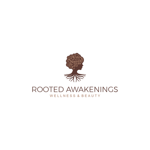 Logo to help empower women in self care to holistically reverse hair loss issues Design by Giovani.M