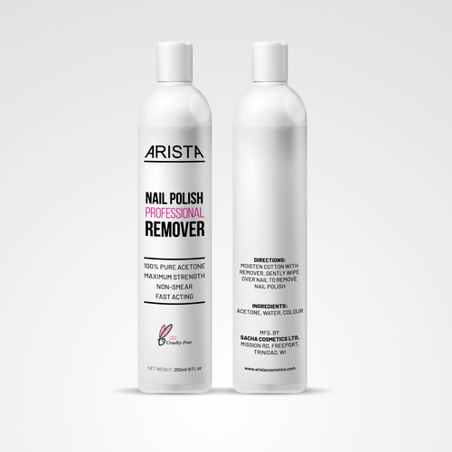 Arista Nail Polish Remover Design by Sayyed Jamshed