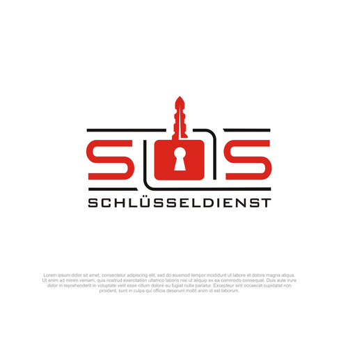 Nr.1 mobile locksmith in Frankfurt needs new serious and trustful LOGO Design Design by supri™