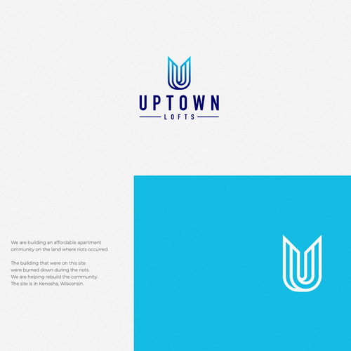 Uptown Lofts Logo Design by Lia’