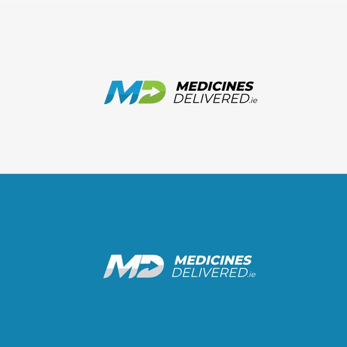 logo for online pharmacy medicinesdelivered.ie Design by RC22