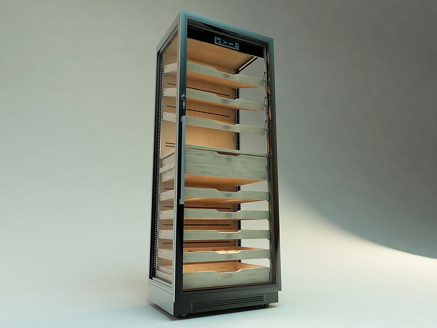 Exclusive Cigar Humidor Cabinet Design Wanted Verpackungen