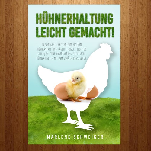 Chicken Farming Book Cover Design by thekidgraphic