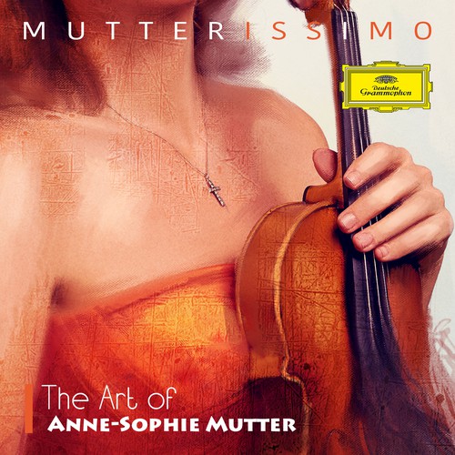 Illustrate the cover for Anne Sophie Mutter’s new album Réalisé par JimGraph