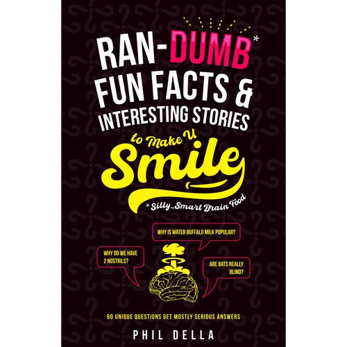 Ran-Dumb Fun Facts Book Cover Design by Syarif HC