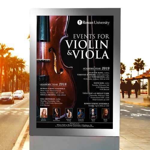 Music Series Poster violin/viola Design by Bayu5150