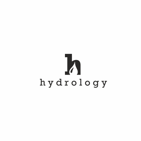 Liquid logo with the title 'Logo design for HYDROLOGY'