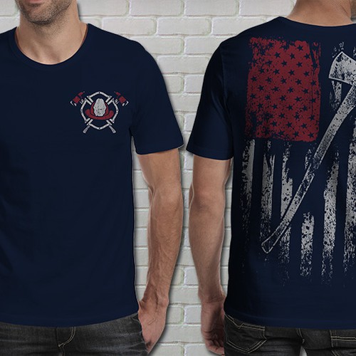 american firefighter shirt