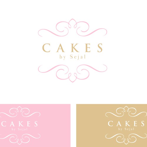 New logo for a young and inspiring luxury wedding cake company Design by wonderland office