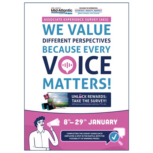 Acme Survey Need 100% Participation Design by Dedi Funda