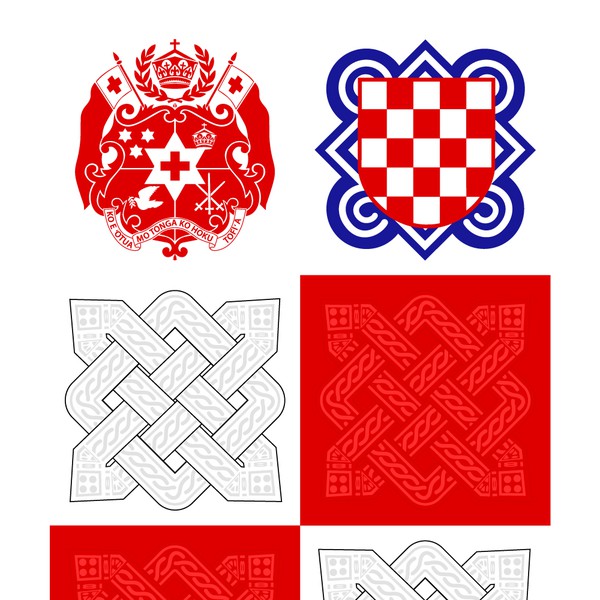 Vector Tracing of 3 Low-Quality Raster Images