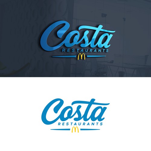 Logo for Costa Restaurants - McDonald's Design by rouf_art