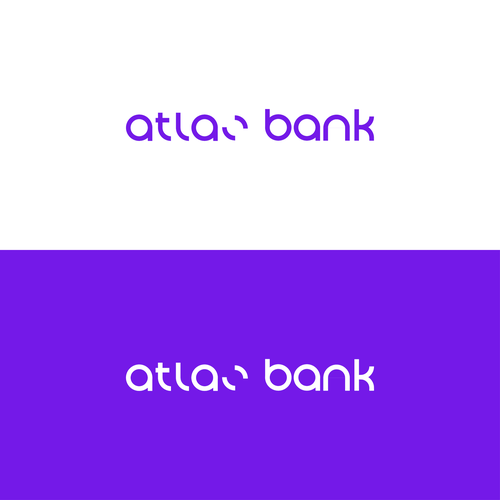 Logo for Atlas Online Bank. Design by Radial Labs