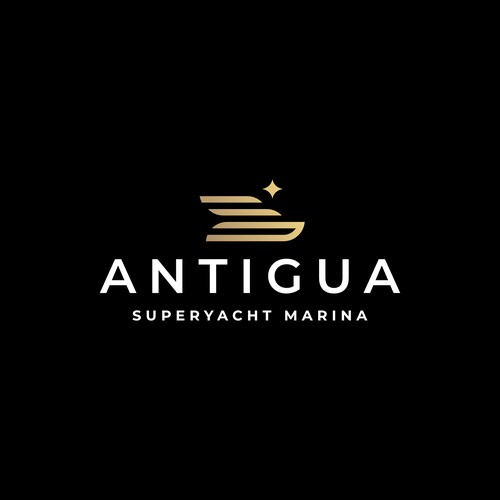 Logo for Antigua Superyacht Marina Design by thetamlika®