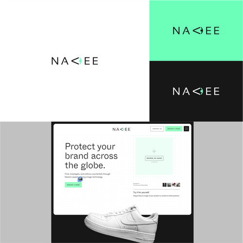 Powerful anti-counterfeiting logo for our startup! Design by 71Z Dezign