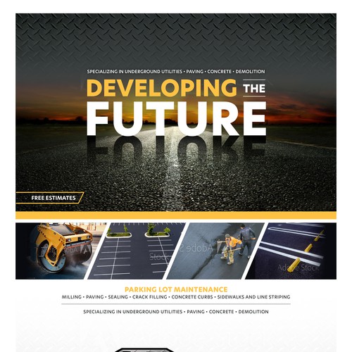 Asphalt Paving Ad Design by l.hall